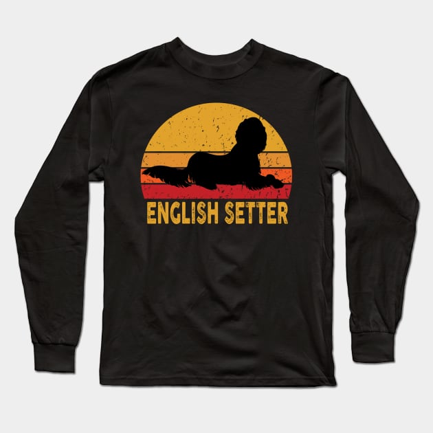 English Setter Vintage Long Sleeve T-Shirt by raeex